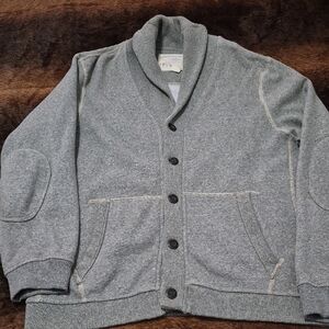 American Eagle Outfitters Charcoal Cardigan Sweater